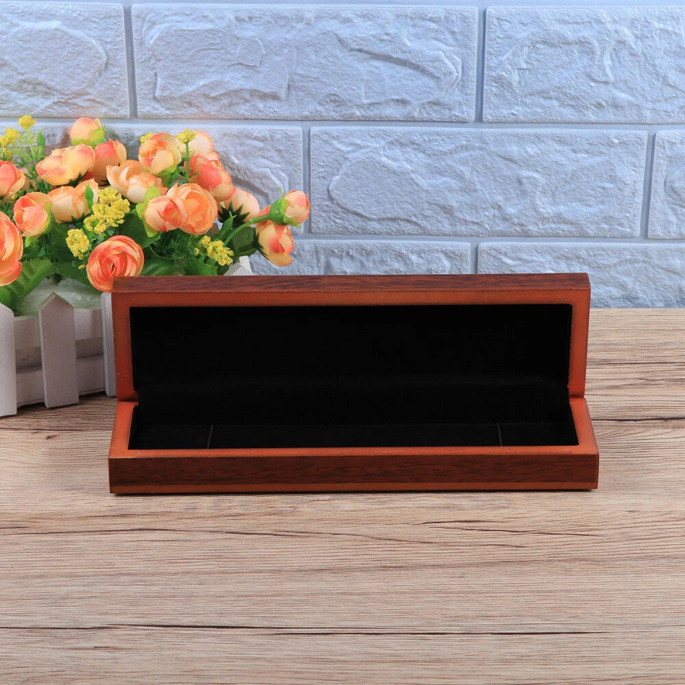 Small Wooden Box Necklace Gift Box Cabinet Bracelet Jewelry Watch Storage Box | eBay