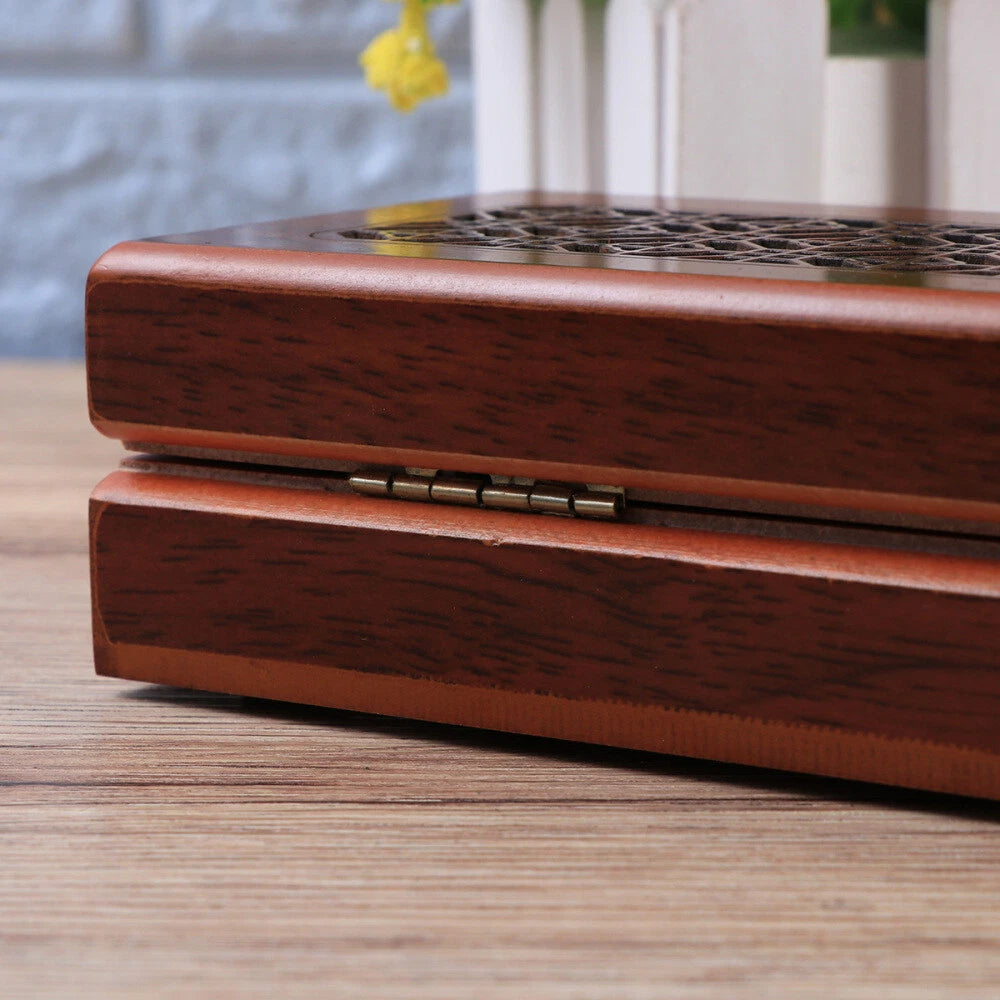 Small Wooden Box Necklace Gift Box Cabinet Bracelet Jewelry Watch Storage Box | eBay
