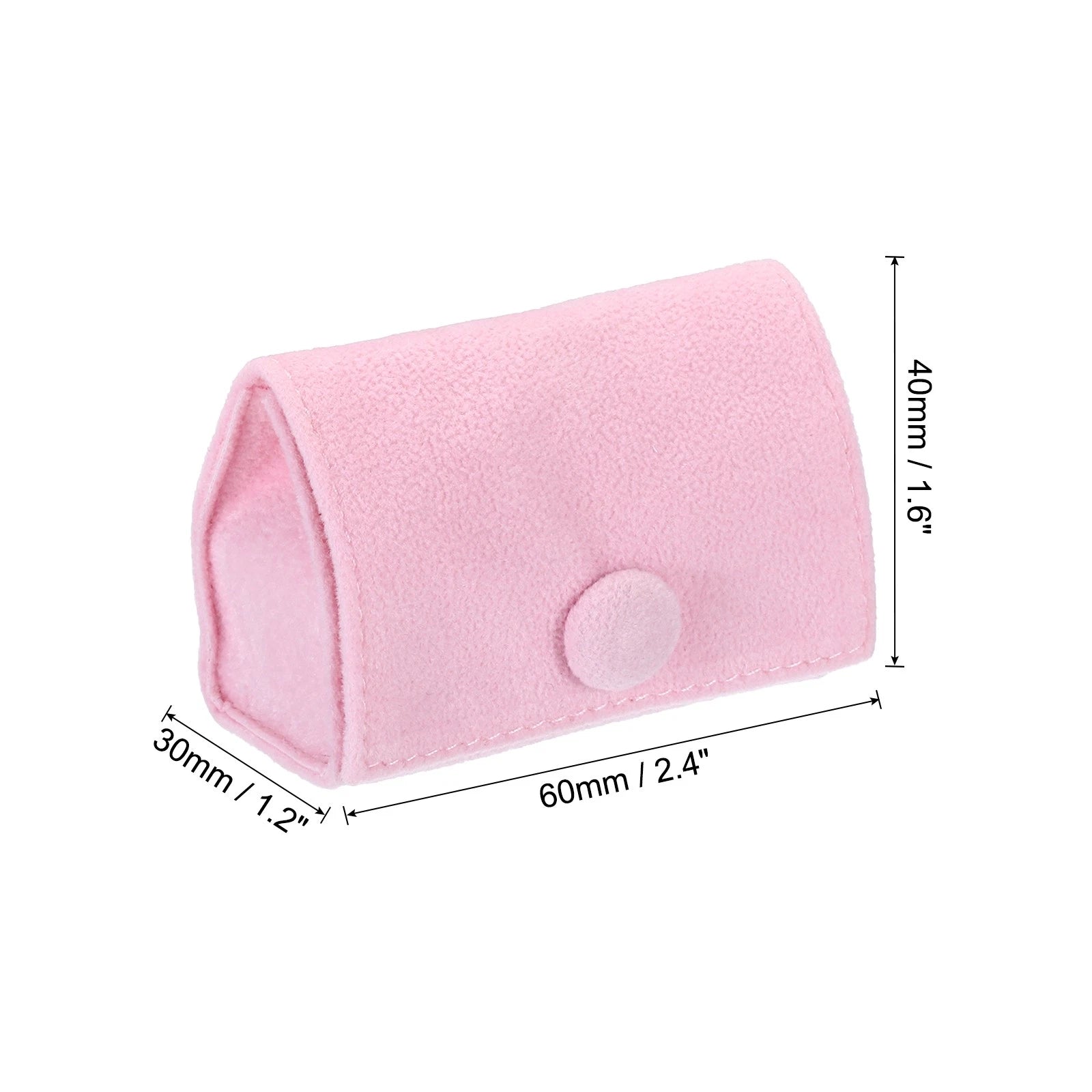 Velvet Ring Box Travel Ring Box Jewelry Holder Case Organizer Pink | eBay