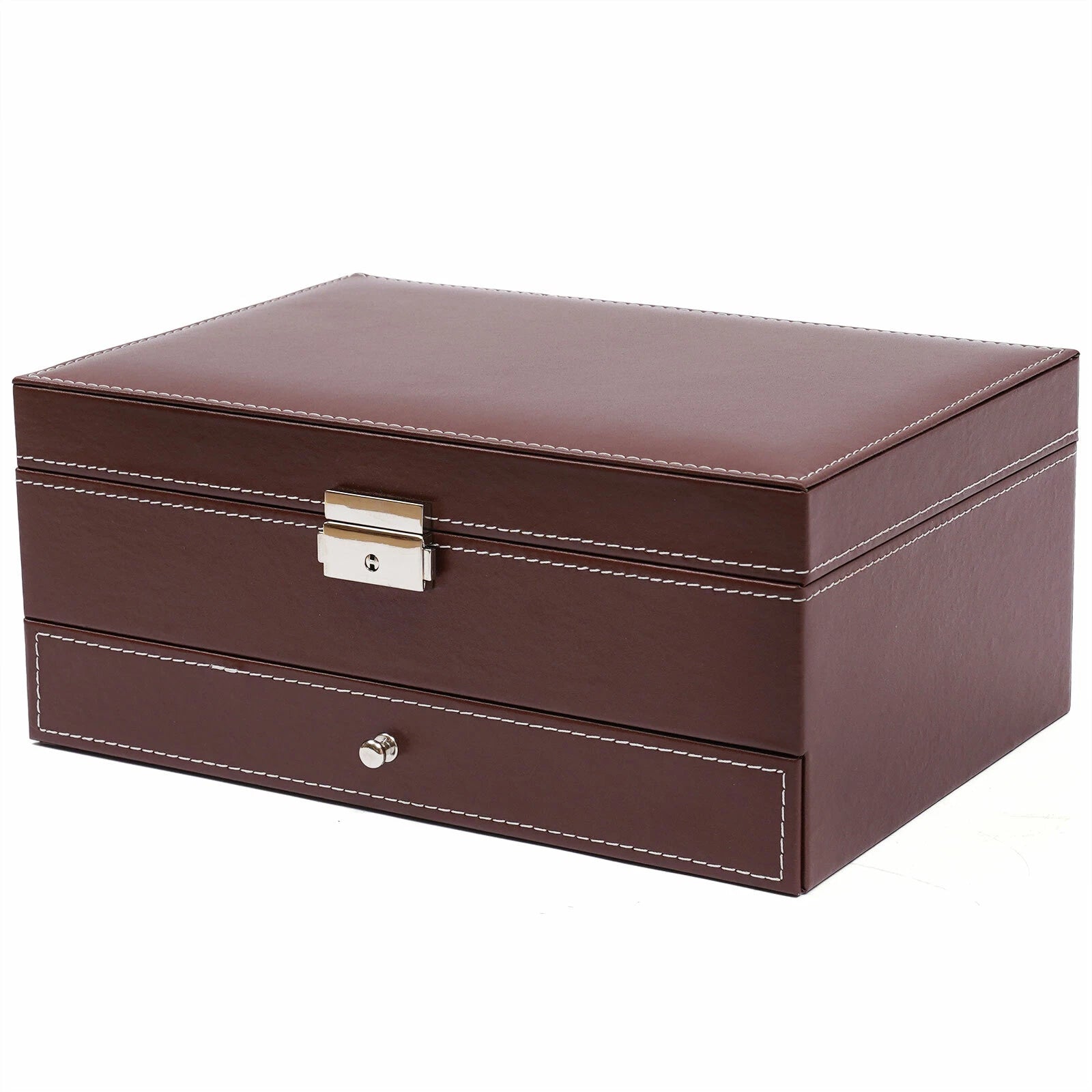 Watch Box Case Organizer 12 Slot Watches Holder Jewelry Storage Display Box Gift | eBay