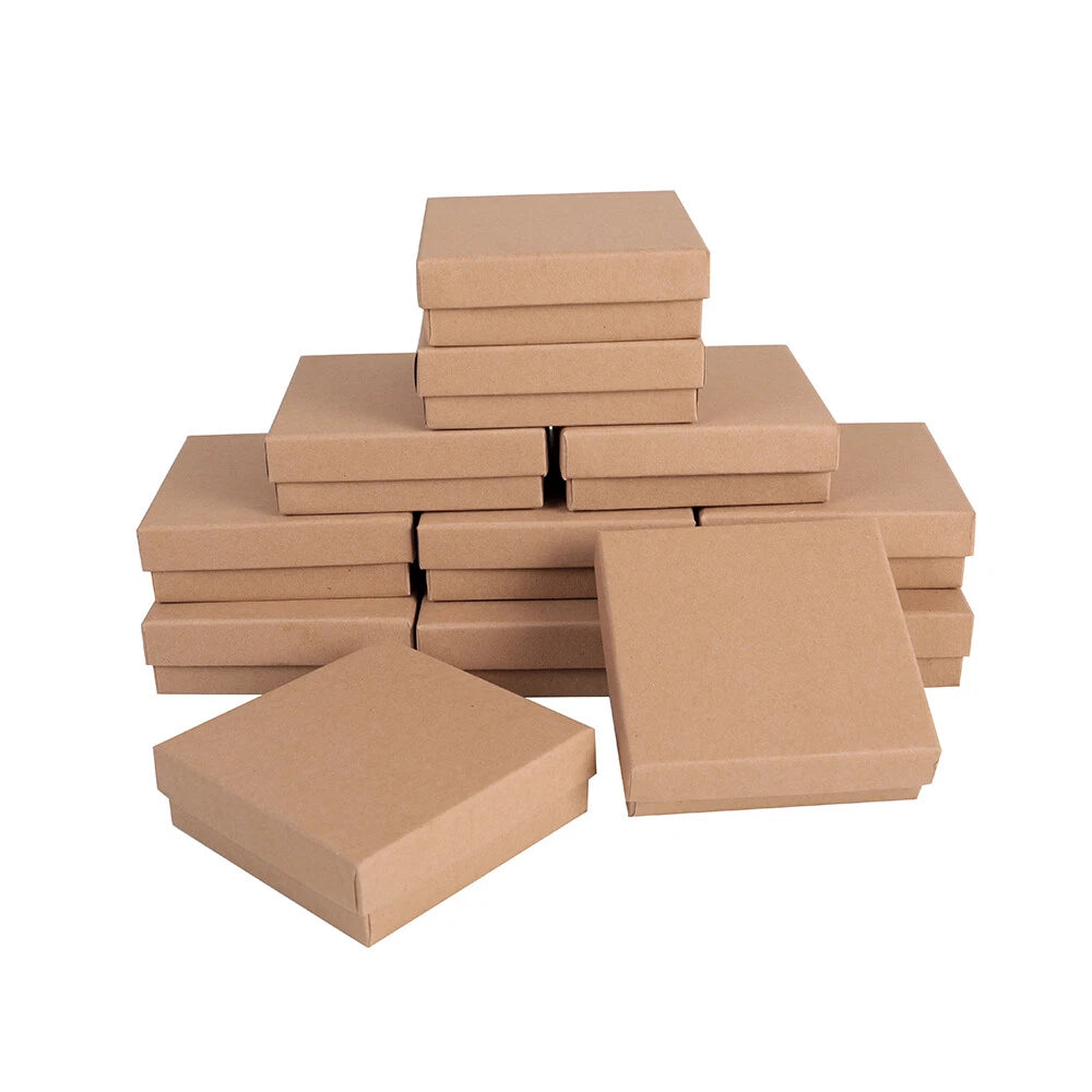 Cardboard Jewelry Gift Boxes Bulk Wholesale Necklace Organizer w/ Sponge Filled | eBay