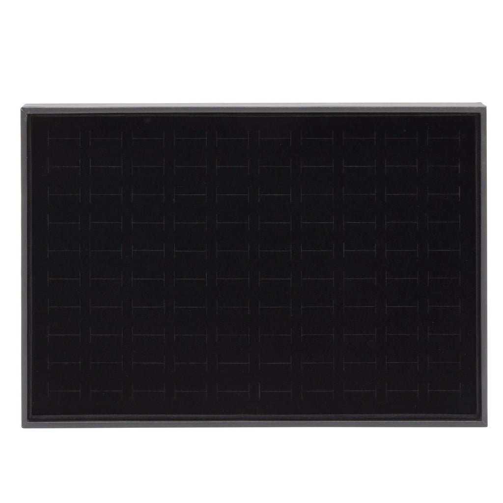 2 Pack Ring Display Tray with Faux Leather Case, 100 Slot Jewelry Organizer Tray | eBay