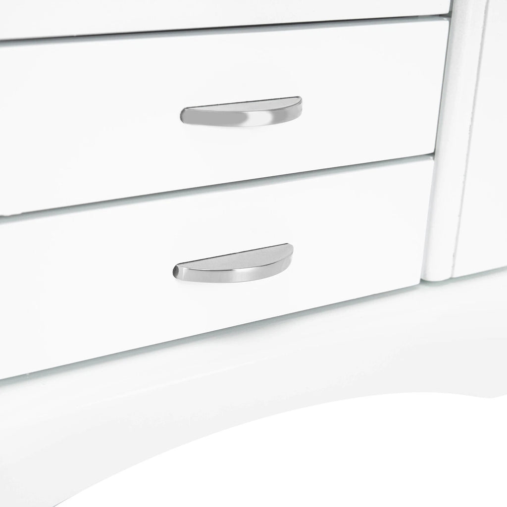 Jewelry Cabinet 7 Layers Large Capacity Jewelry Storage Box Organizer W/ Key | eBay