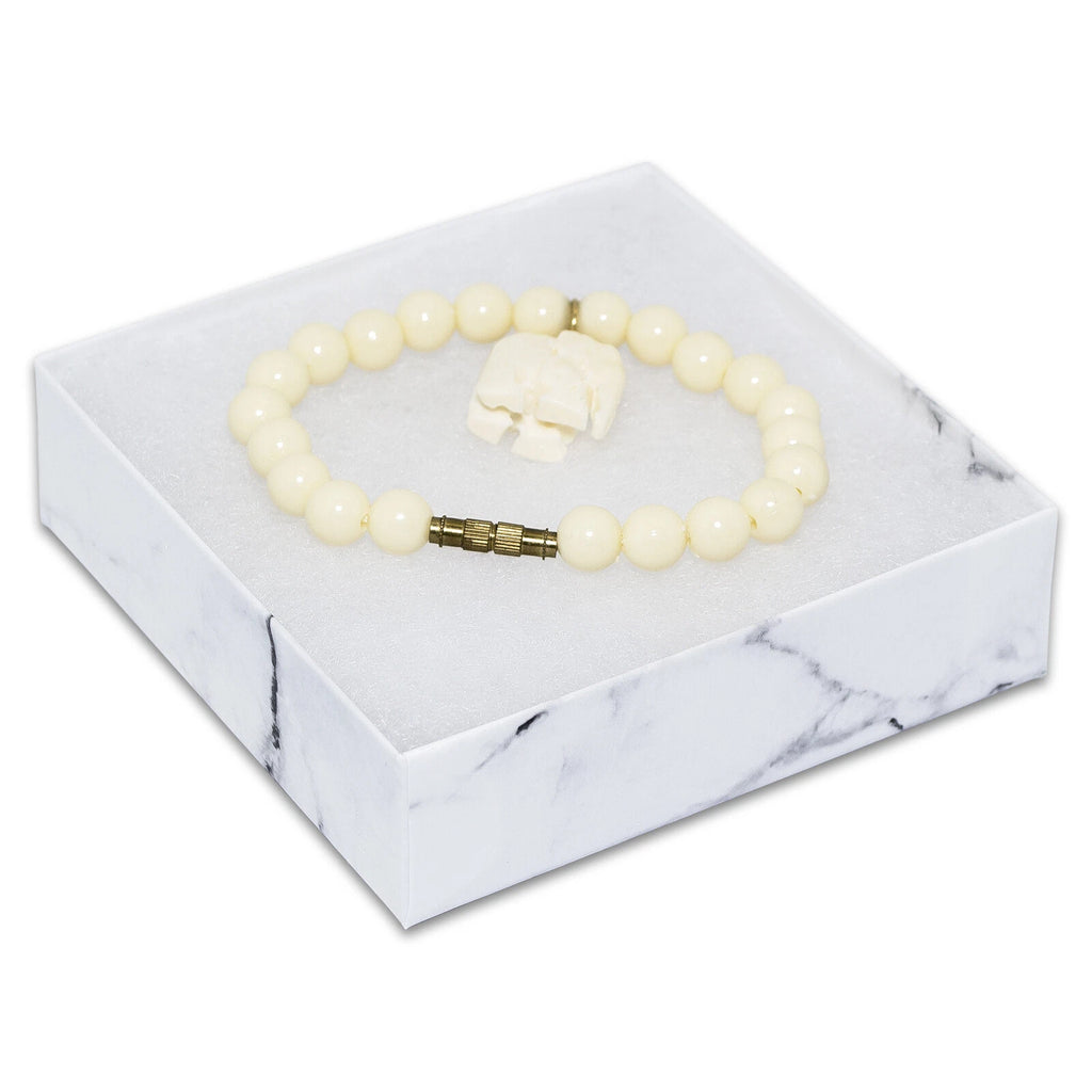 25pc Cardboard Paper JEWELRY GIFT BOX w/ Cotton Padding Insert - Marble 11 Sizes | eBay