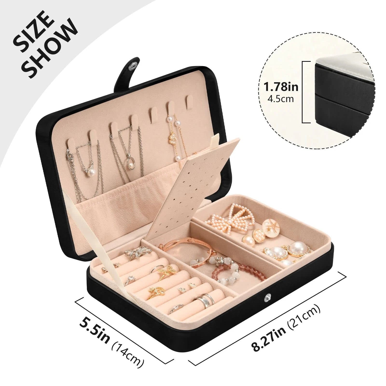 Jewelry Box Portable Travel Jewelry Organizer Storage Western Desert Cowboy J... | eBay