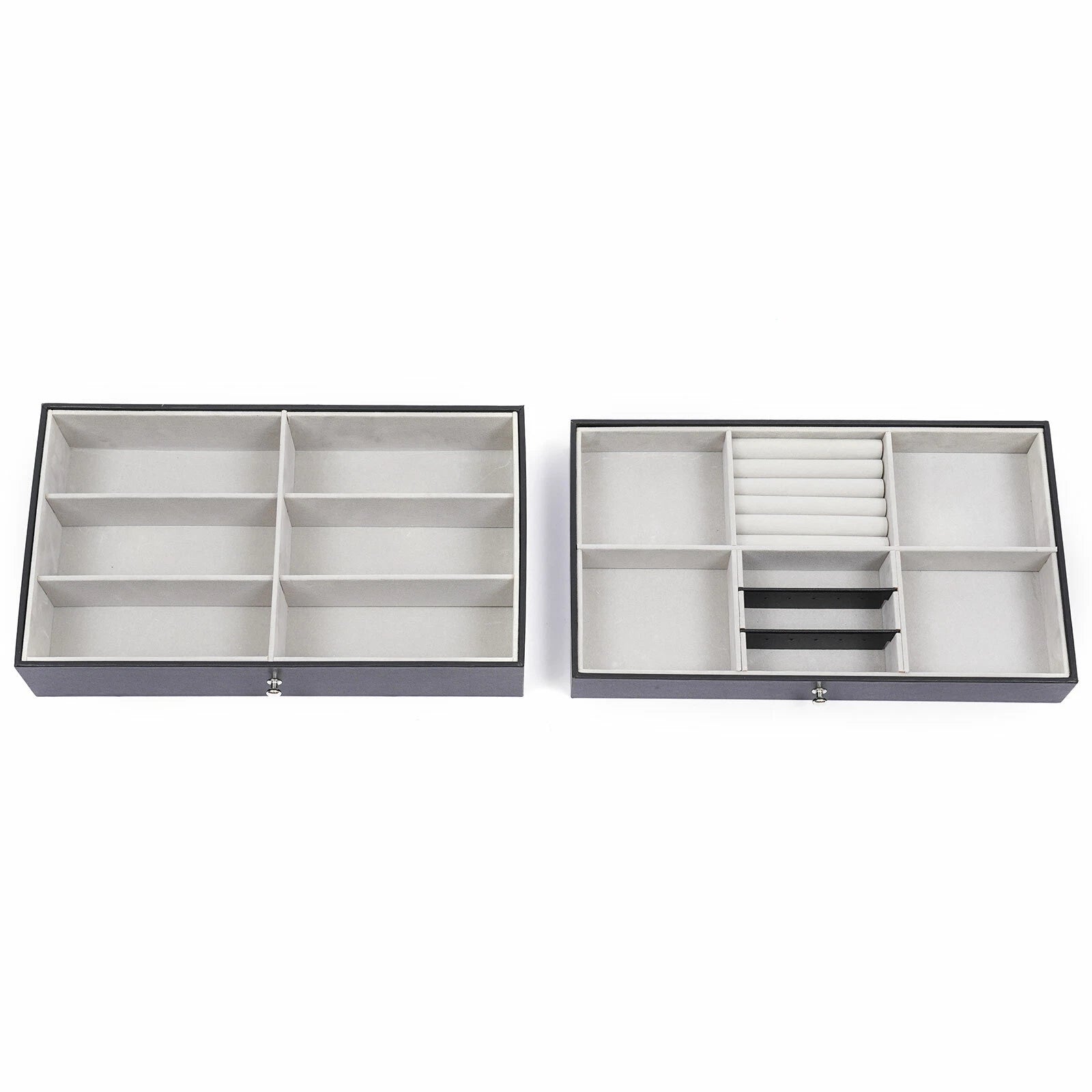 3 Layers Jewelry Storage Box 25 Slots Watch Sunglasses Organizer Display Case | eBay