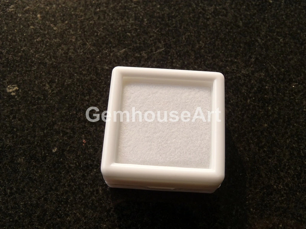 240 Pcs 3 x 3 Cm White Gem Display plastic box Storage for Gems | eBay