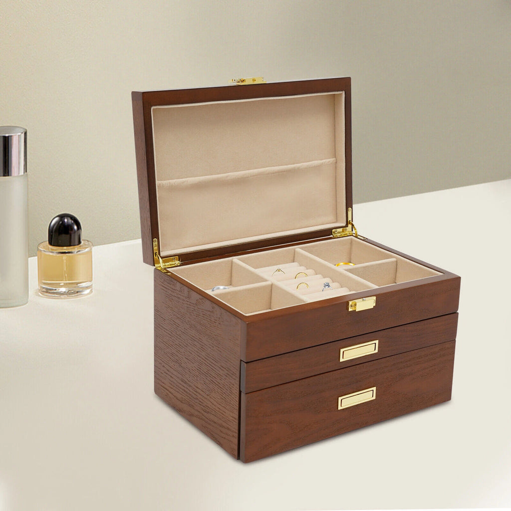 Jewelry Organizer Box,Jewelry Boxes for Storage Earrings Rings Necklace Bracelet | eBay
