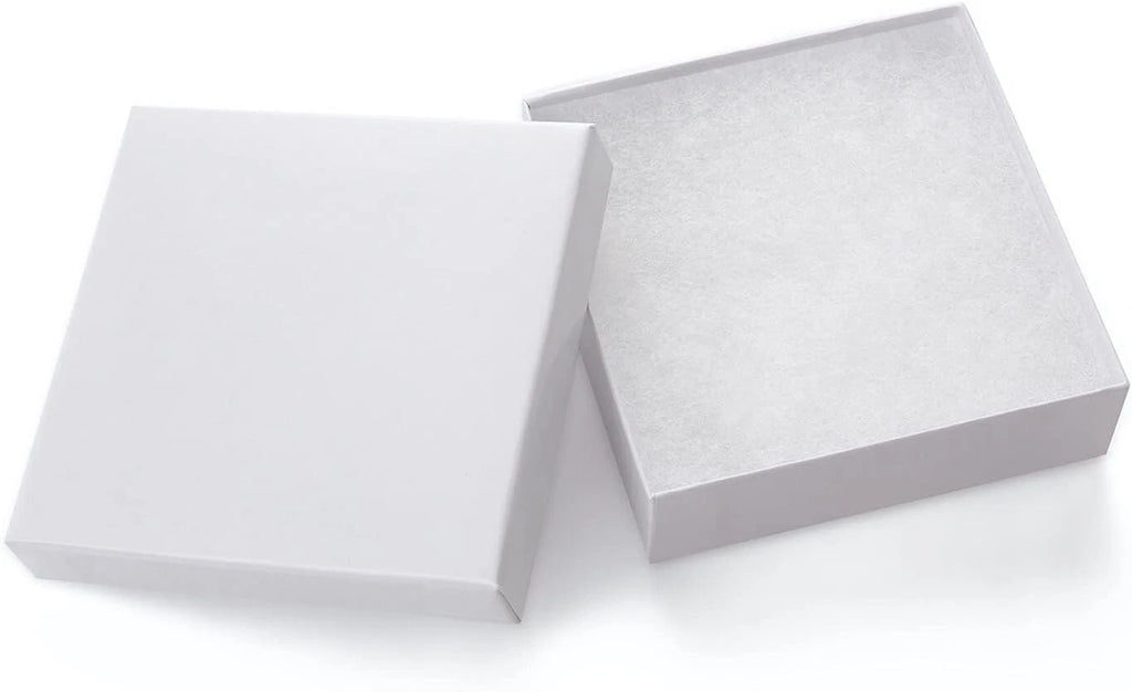 GEFTOL Jewelry Gift Boxes 96 Pack 3.5x3.5x1 Inch Cardboard Jewelry Boxes (White) | eBay