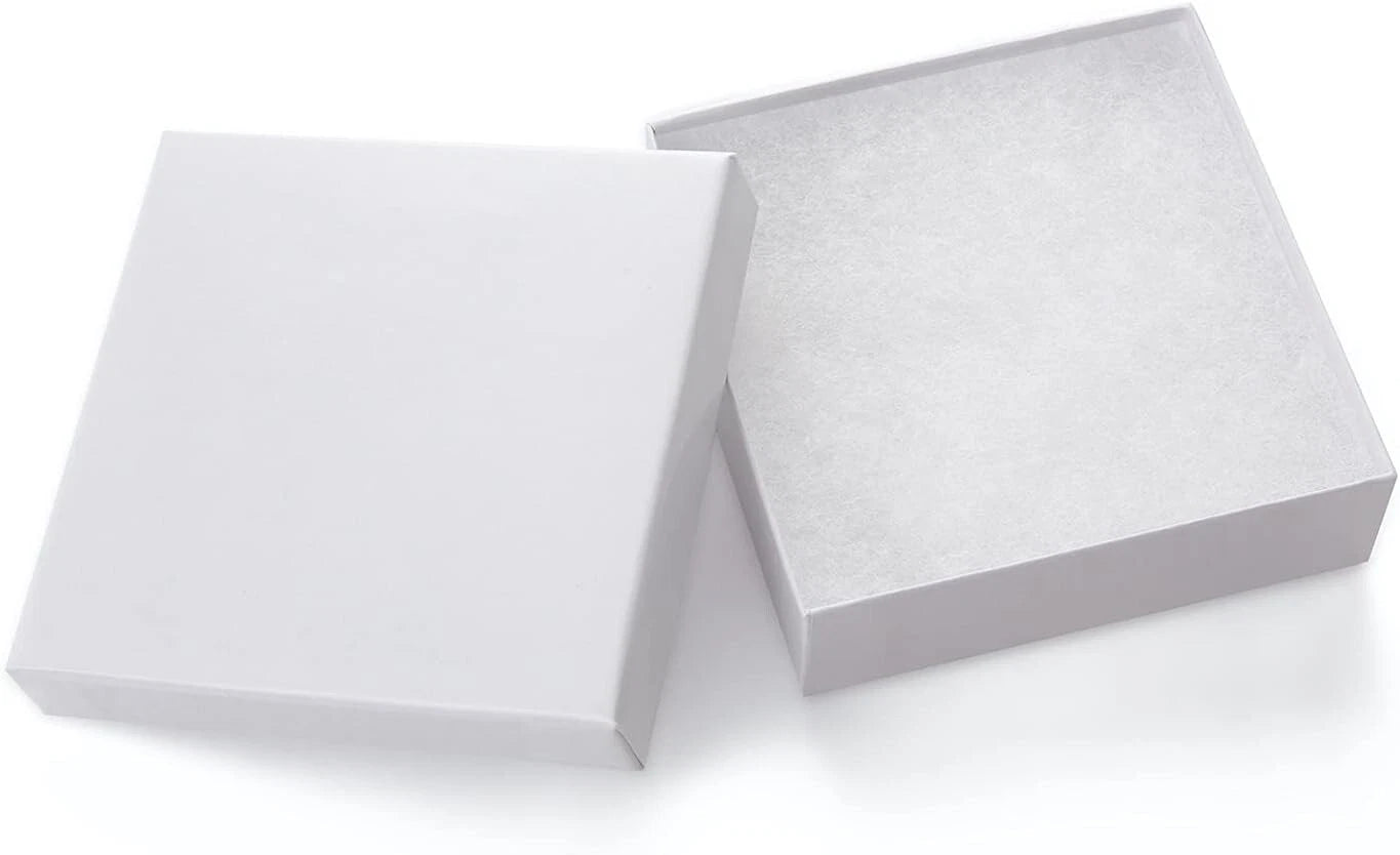 GEFTOL Jewelry Gift Boxes 96 Pack 3.5x3.5x1 Inch Cardboard Jewelry Boxes (White) | eBay