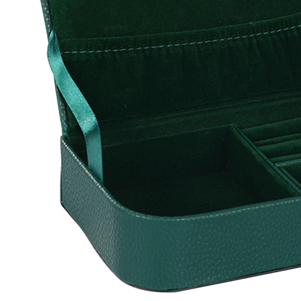 Portable Jewellery Box Organizer Leather Jewelry Storage Case Travel | eBay