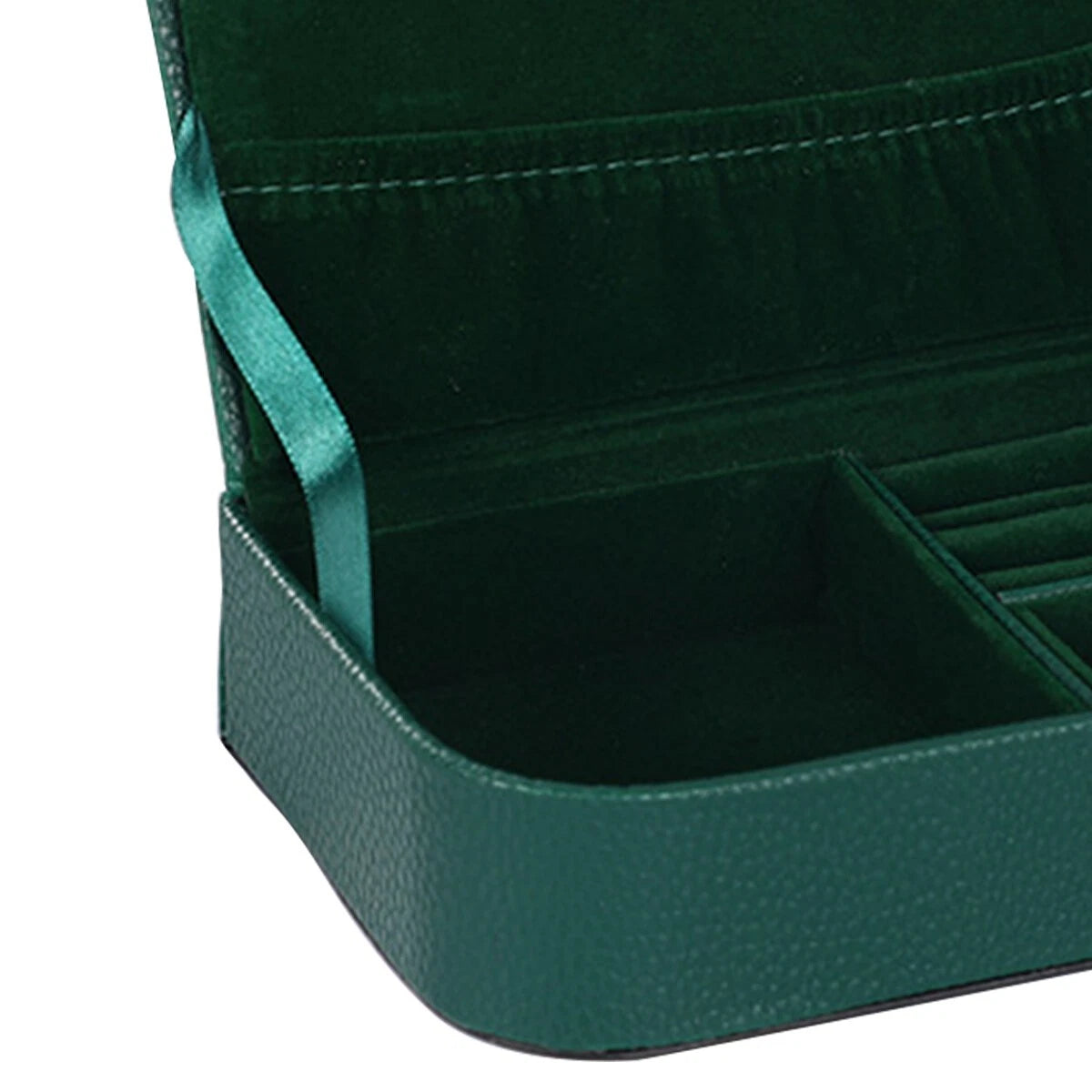 Portable Jewellery Box Organizer Leather Jewelry Storage Case Travel | eBay