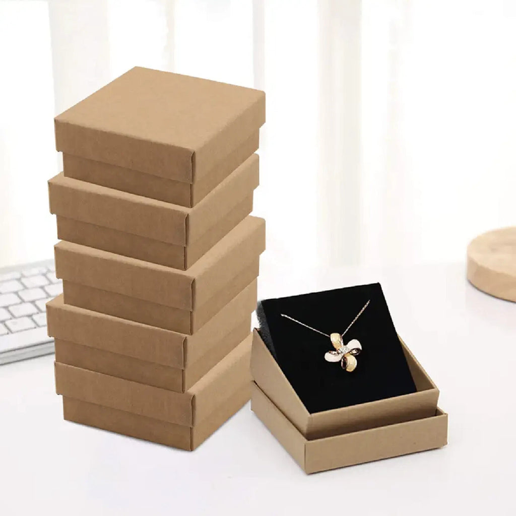 Cardboard Jewelry Gift Boxes Bulk Wholesale Necklace Organizer w/ Sponge Filled | eBay