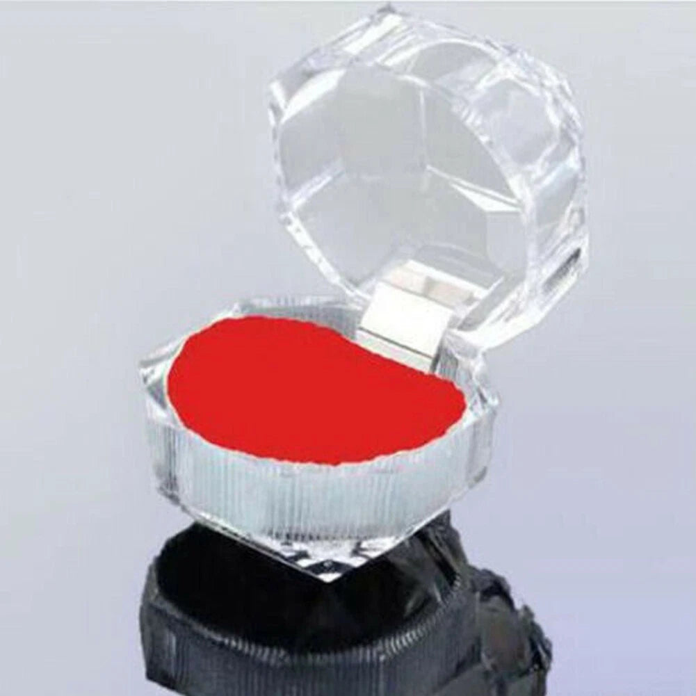 20/40PCS Wholesale Plastic Clear crystal Jewelry Ring Display Storage Boxes* | eBay