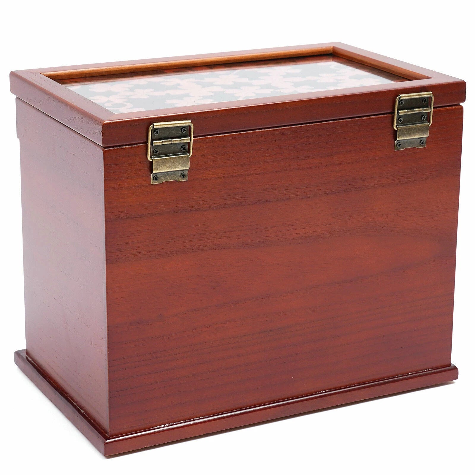 6 Layer Wooden Jewelry Storage Box Organizer Large Capacity Watch Display Box | eBay