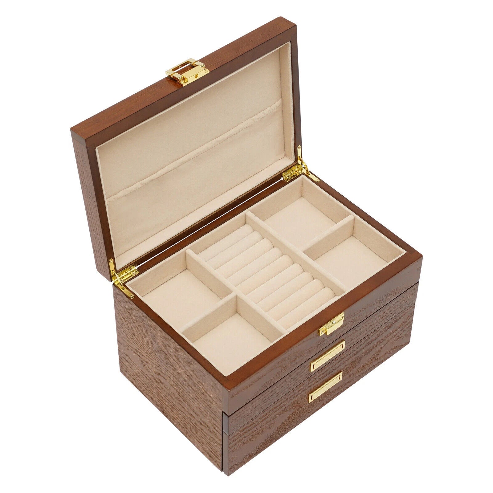 Jewelry Organizer Box,Jewelry Boxes for Storage Earrings Rings Necklace Bracelet | eBay