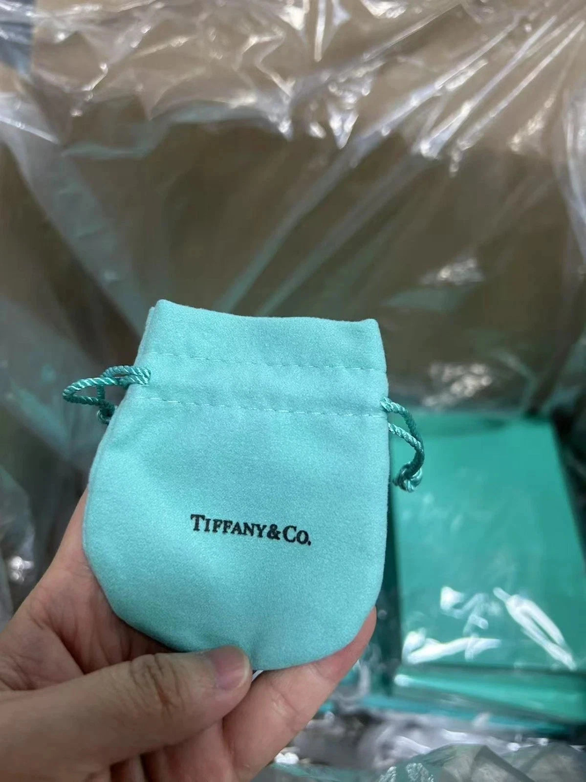 Tiffany & Co Engagement Ring Box + Outer Box + Pouch + Certificate + Folder +Bag | eBay