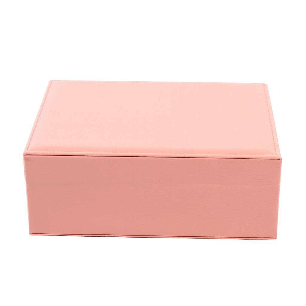For Necklaces Rings Earrings Jewelry Box Organizer Storage Case Pink Women Gift | eBay