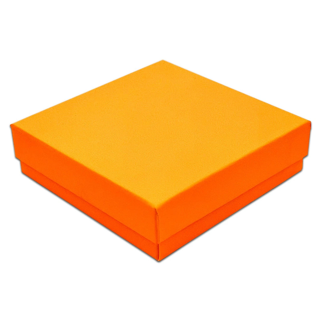 BULK 3.5x3.5x1 Cardboard #33 JEWELRY GIFT BOXES Cotton Fill Kraft Paper Shipping | eBay