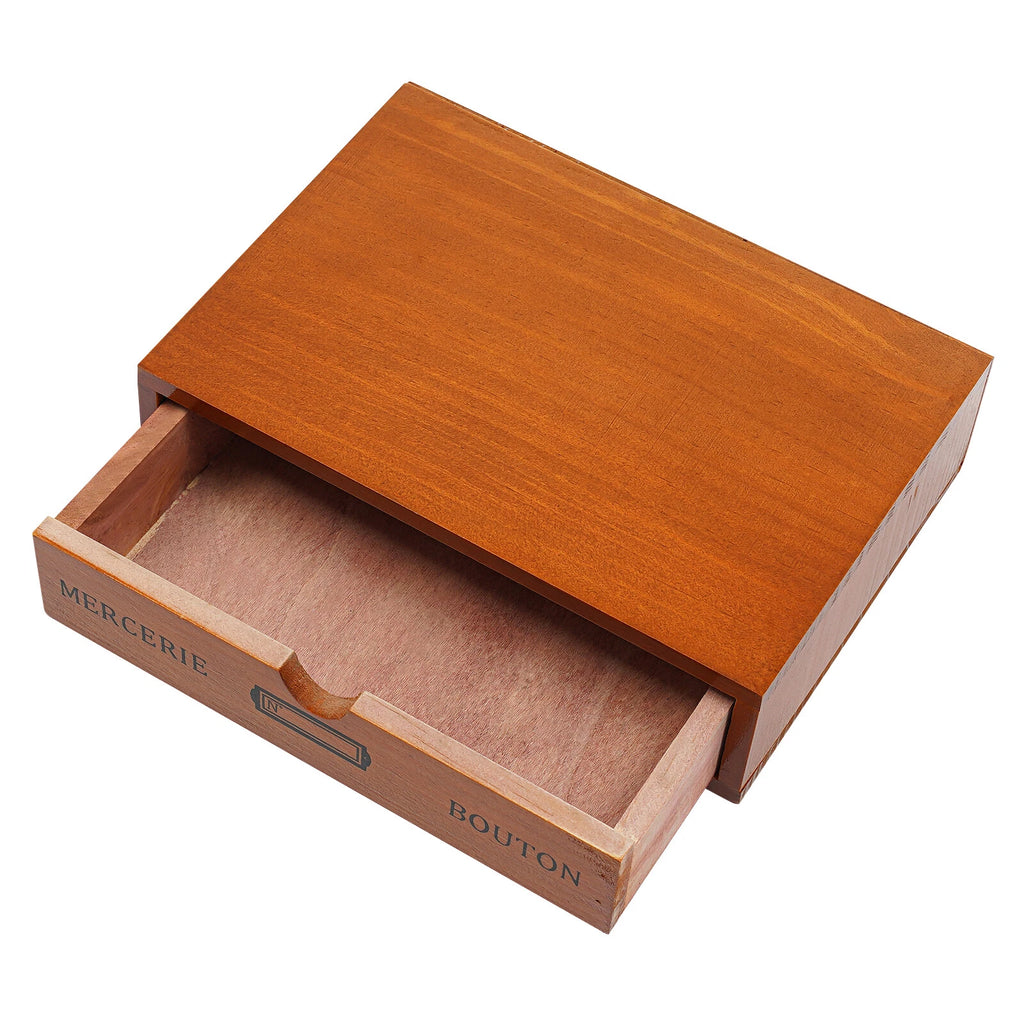 Single-Drawer Storage Box, Wooden Desktop Jewelry Organizer, Desktop Drawer Box | eBay