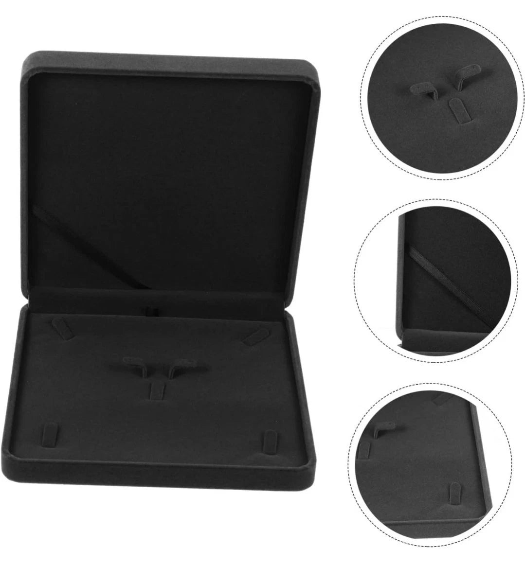 FRCOLOR Jewelry Storage Box Organizer for Necklaces Rings Earrings Elegant Deep | eBay