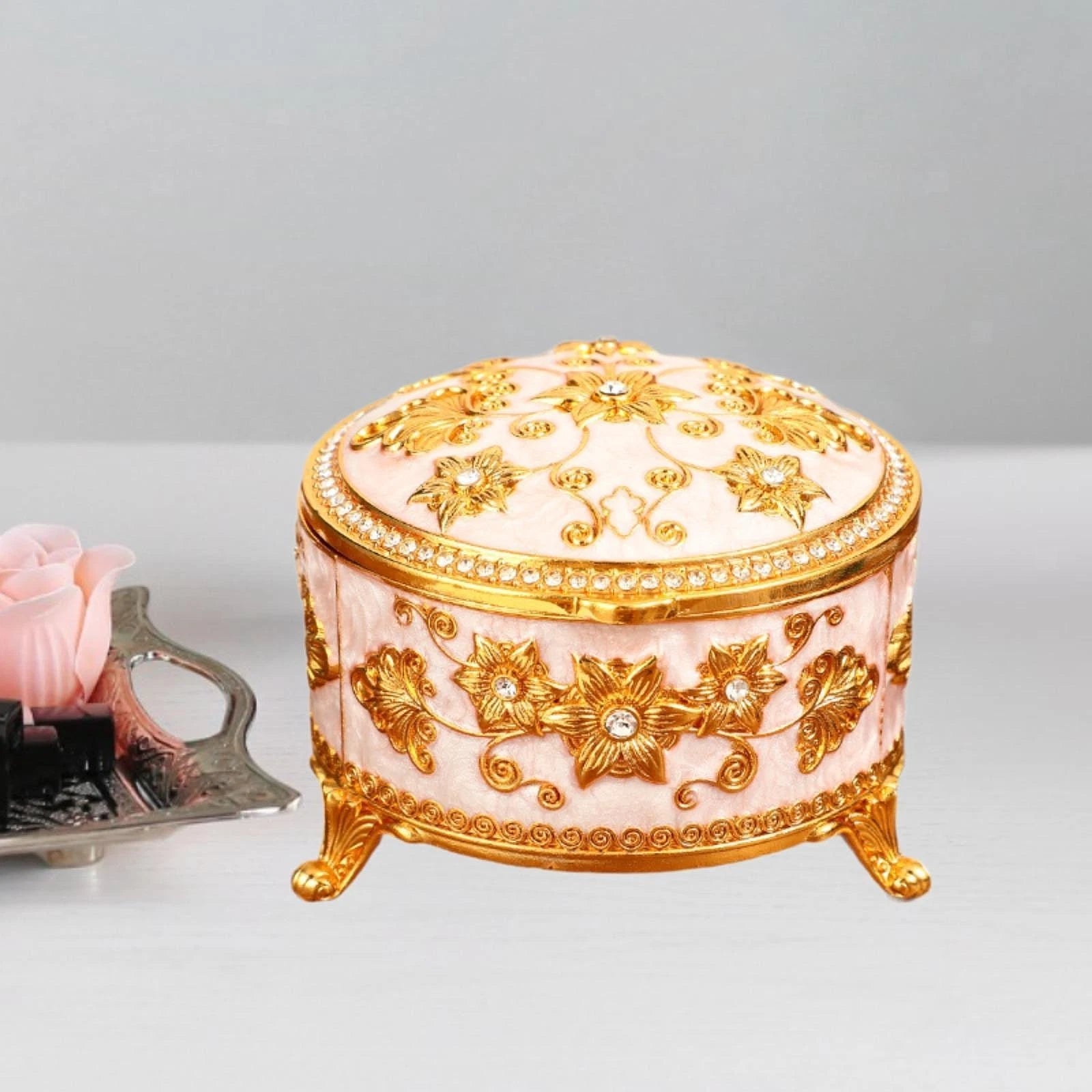 Jewelry Box for Women with Lid Versatile Portable Storage Case for Watch Mom | eBay