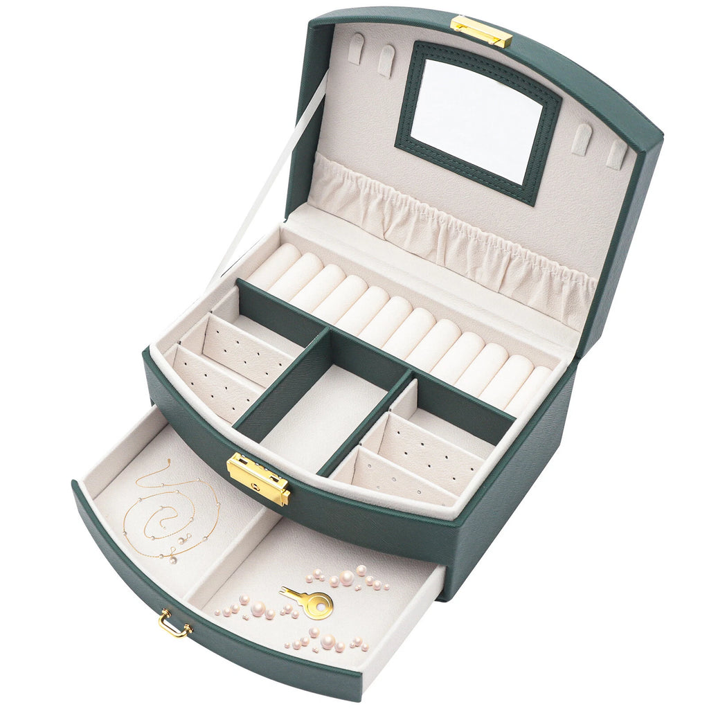 Jewelry Storage Case Drawer Jewelry Box Organizer for Women Girls Large | eBay