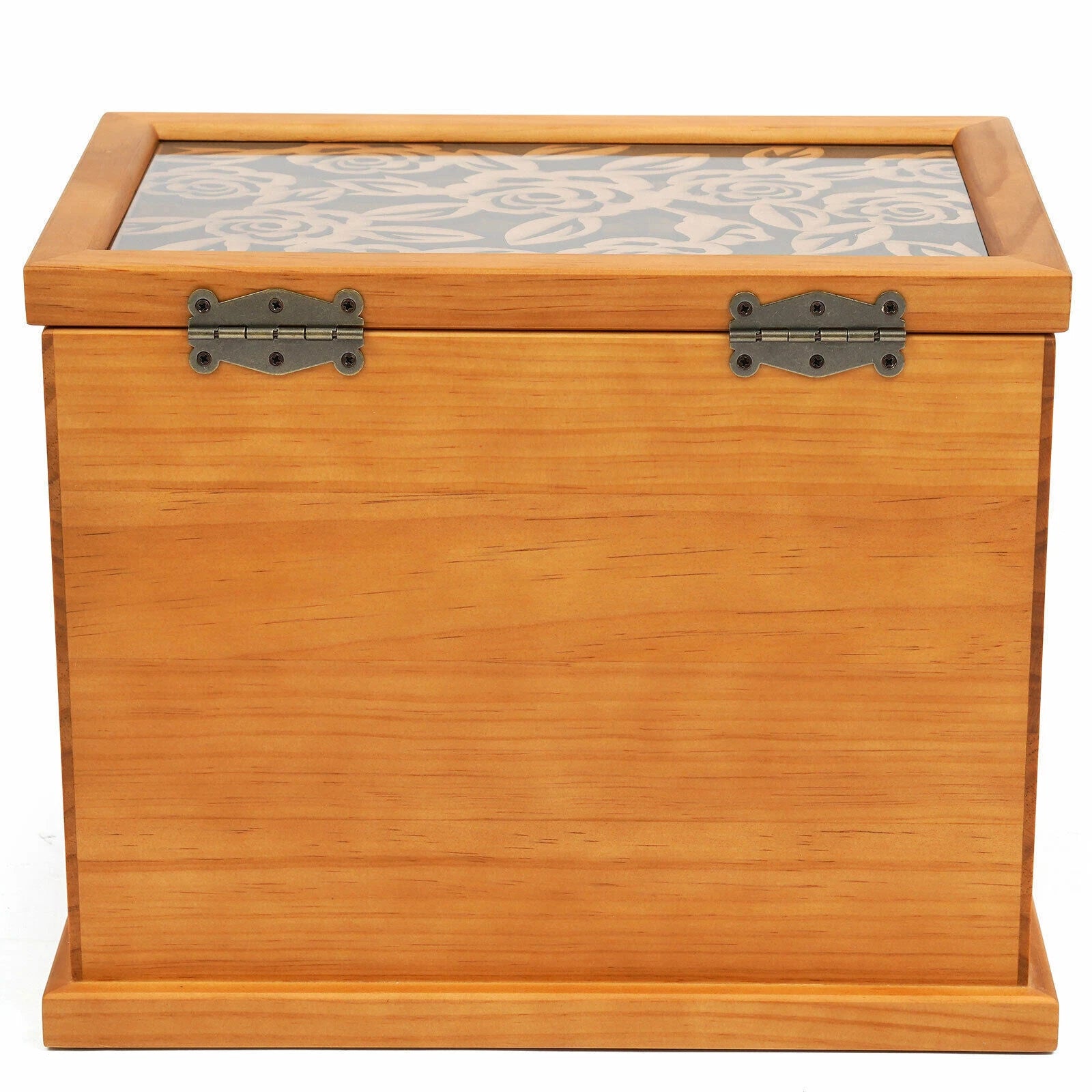 6 Layer Wooden Jewelry Storage Box Organizer Large Capacity Watch Display Box | eBay