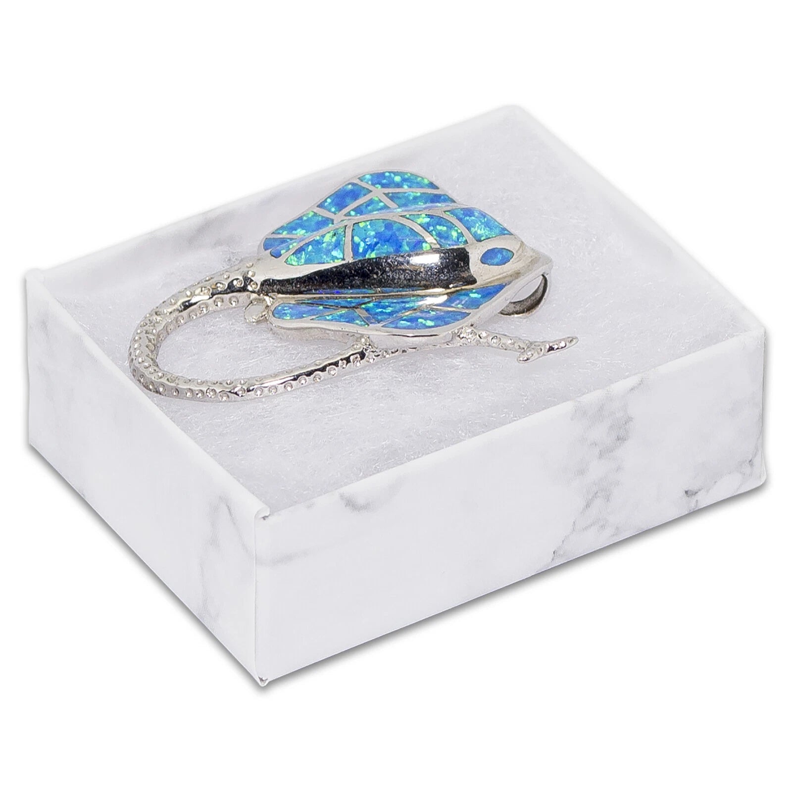 25pc Cardboard Paper JEWELRY GIFT BOX w/ Cotton Padding Insert - Marble 11 Sizes | eBay