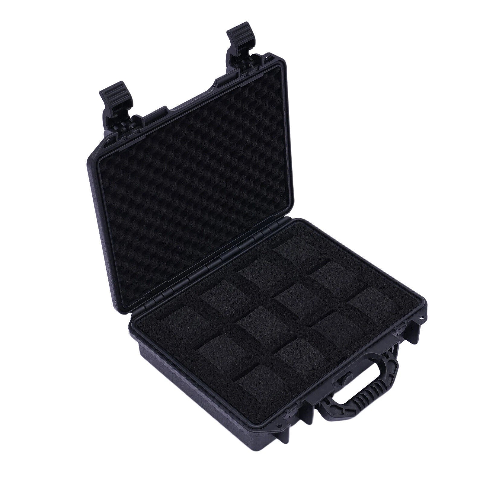 12 Slots Watch Travel Case Hard Shell Protection Jewelry Storage Organizer Box | eBay