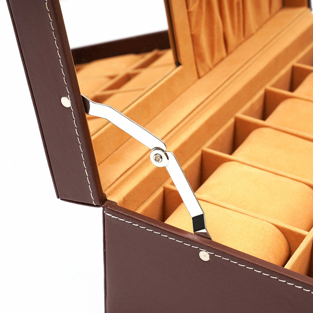 Watch Box Case Organizer 12 Slot Watches Holder Jewelry Storage Display Box Gift | eBay