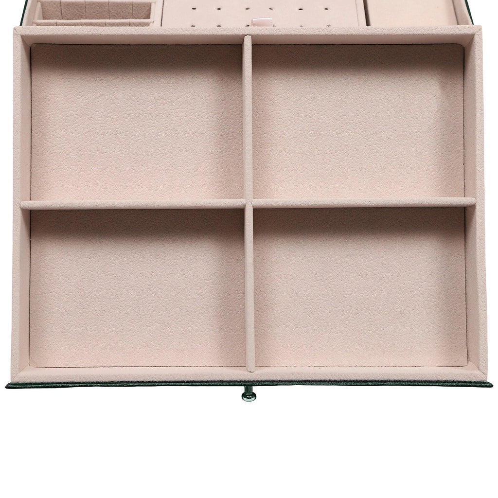 3 Tiers Modern Watch Box Display Jewelry Case Storage Accessory Organizer W/Key | eBay