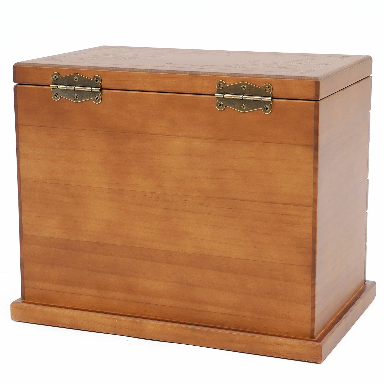 Jewelry Case Jewelry Storage Box 6 Layers Organizer Wooden Large Jewelry Cabinet | eBay