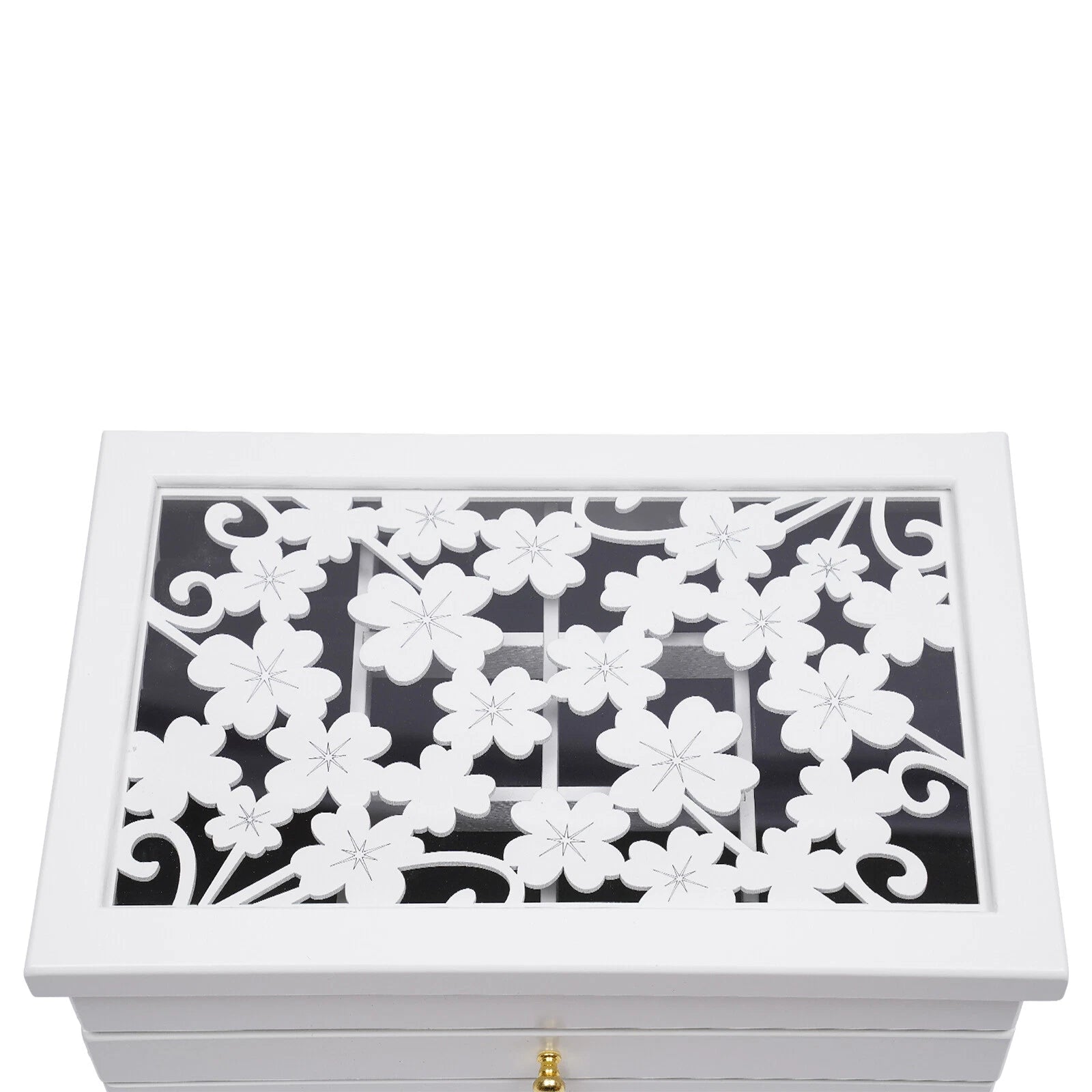 6 Layer Wooden Jewelry Storage Box Organizer Large Capacity Watch Display Box | eBay