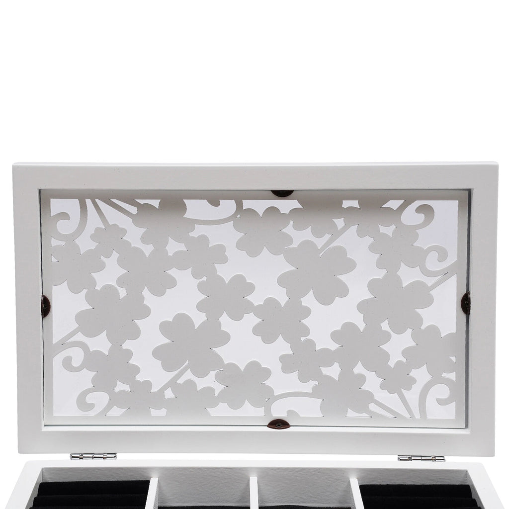 6 Layers Jewelry Boxes Ring Necklace Storage Wooden Box Case Gift Storage Case | eBay