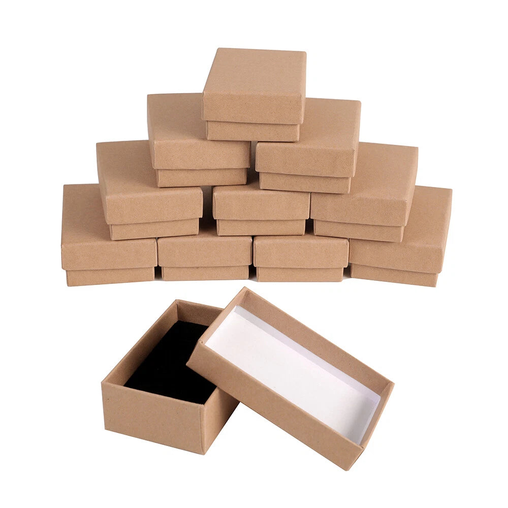 Cardboard Jewelry Gift Boxes Bulk Wholesale Necklace Organizer w/ Sponge Filled | eBay