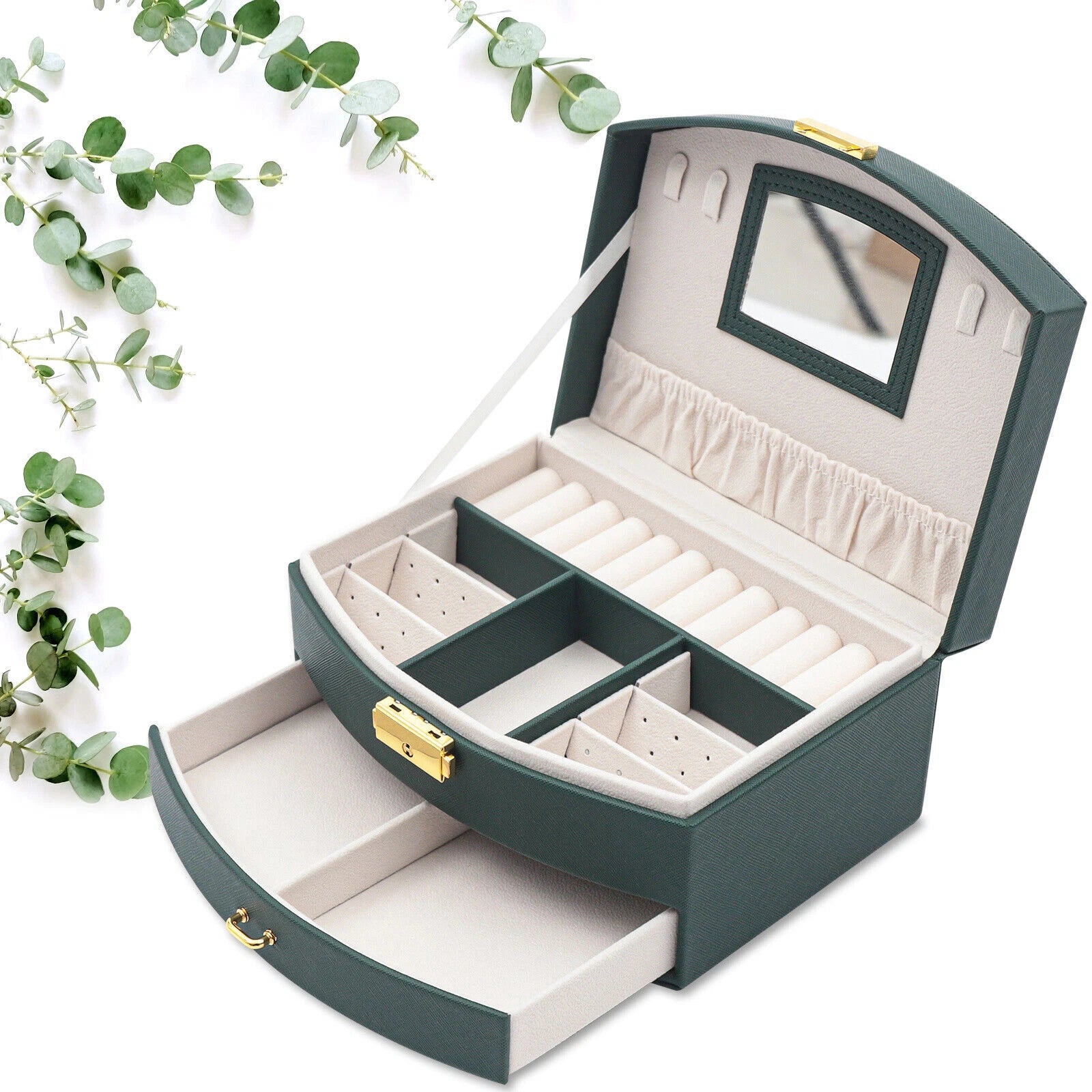 Jewelry Storage Case Drawer Jewelry Box Organizer for Women Girls Large | eBay