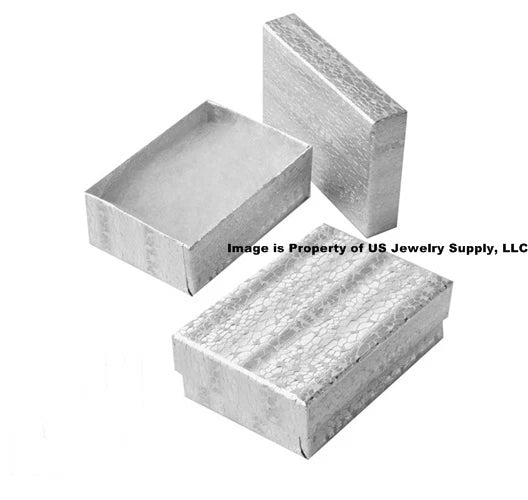 Wholesale 200 Silver Cotton Fill Jewelry Packaging Gift Box 3 1/4 x 2 1/4 x 1 | eBay
