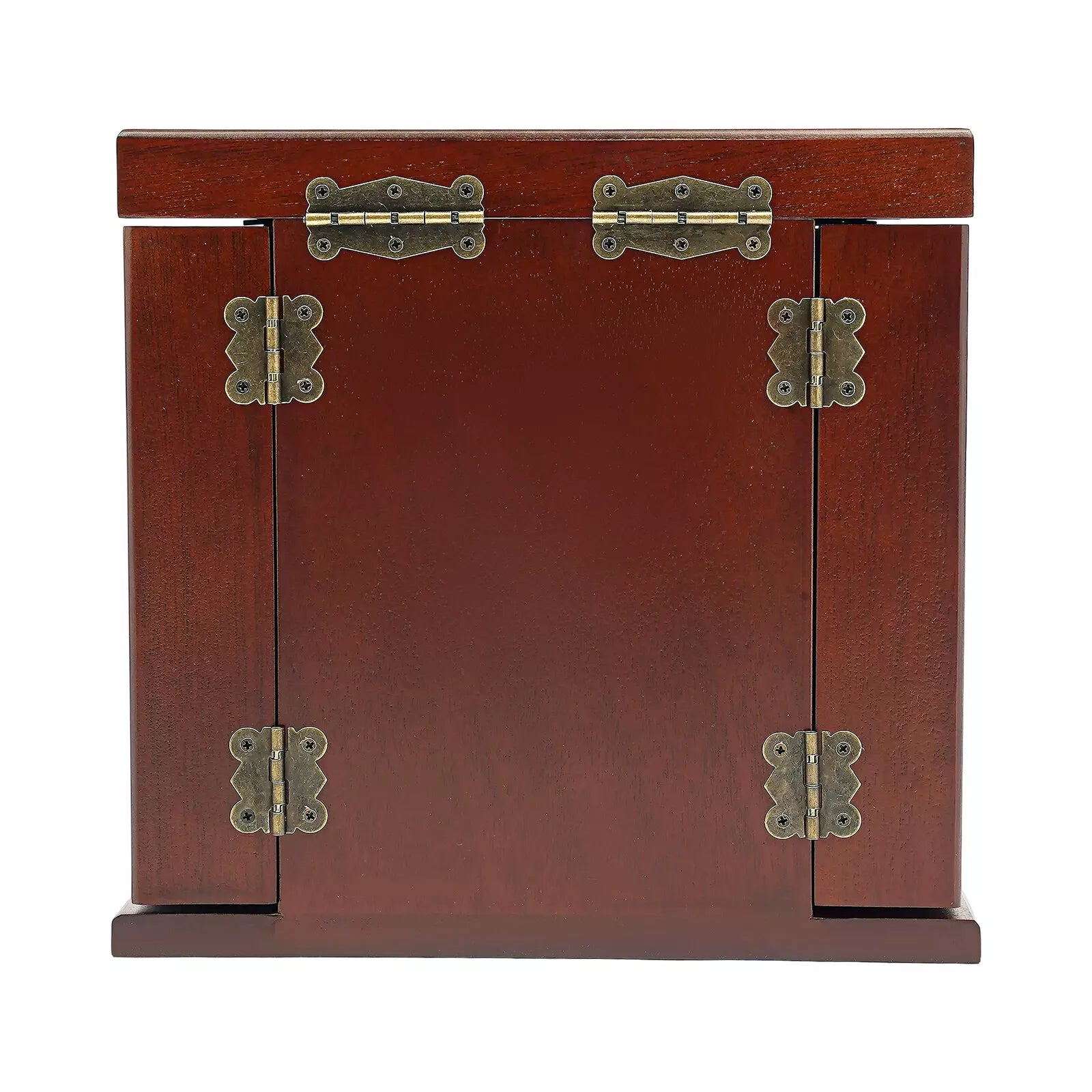 5 Layer Vintage Wooden Jewelry Box Organizer Necklace Rings Case Storage Cabinet | eBay