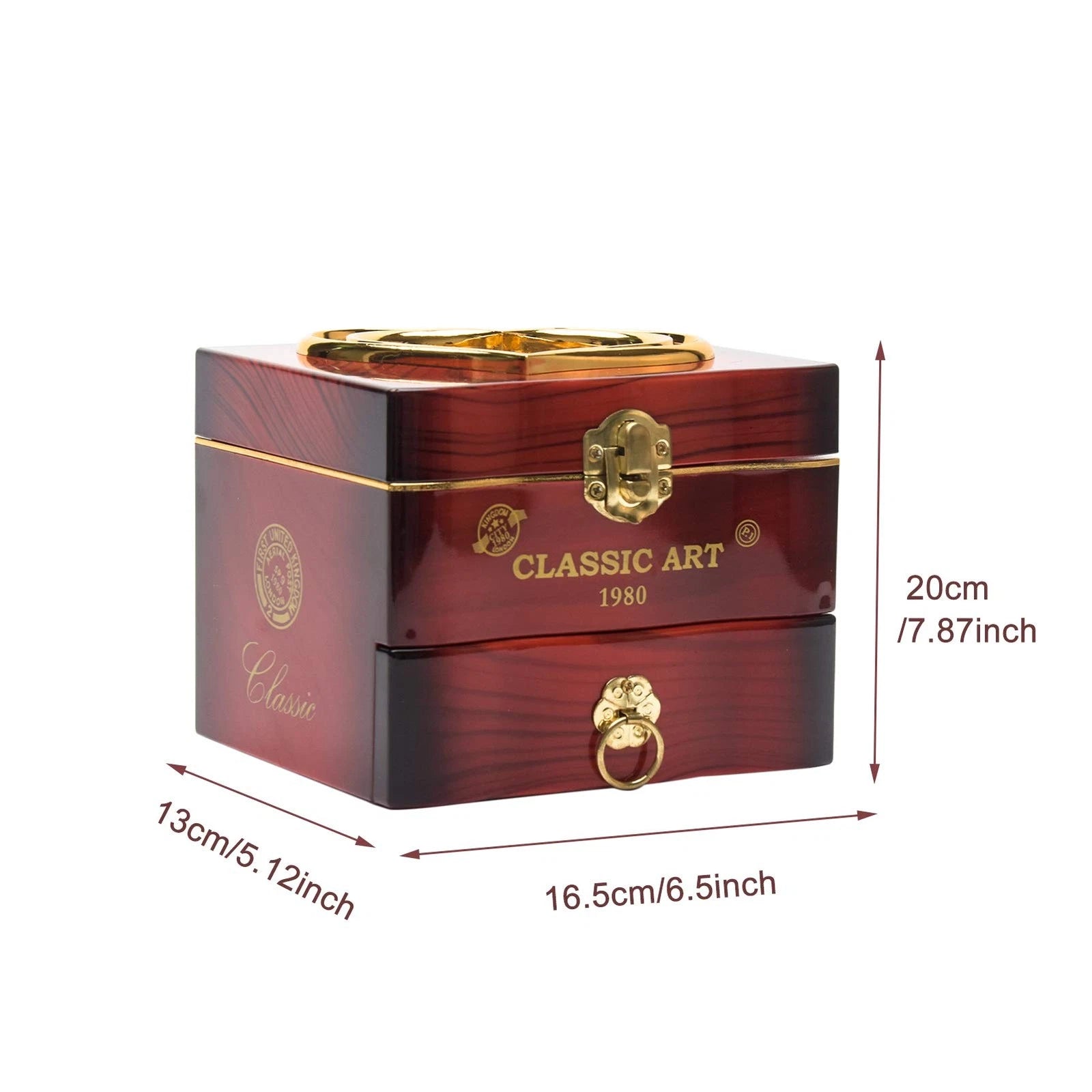 Music Jewellery Box with Rotating Ballerina Dancer Necklace Ring Storage, Mirror | eBay