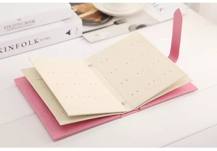 Stud storage Earring Jewelry box storage box portable Earrings | eBay