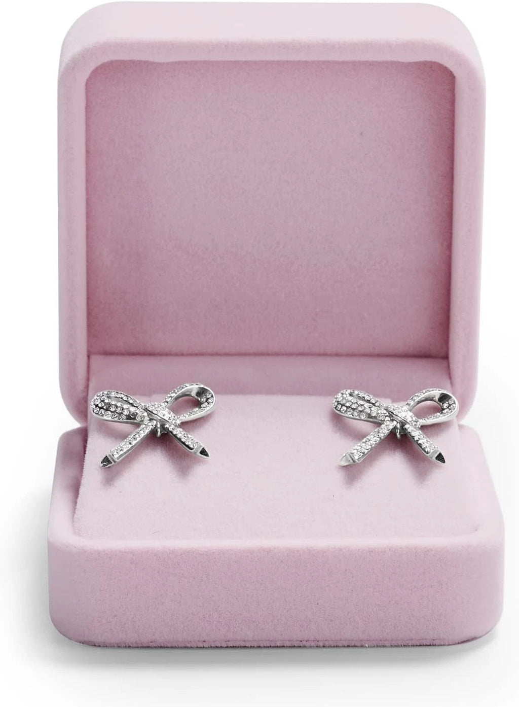 Oirlv Premium Velvet Earring Gift Box Pink Jewelry Storage Case Showcase Display | eBay