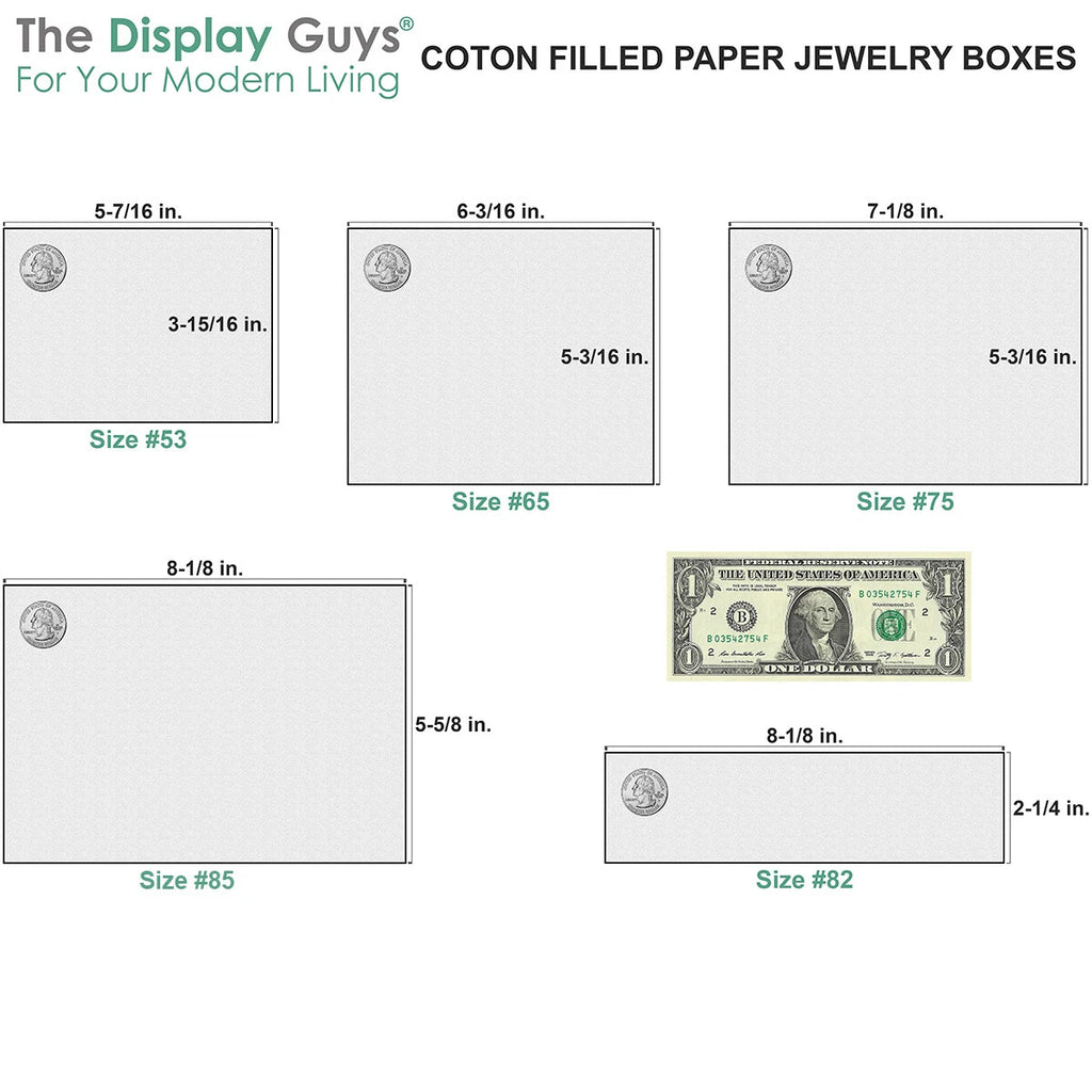 25pc Cardboard Paper JEWELRY GIFT BOX w/ Cotton Padding Insert - Marble 11 Sizes | eBay