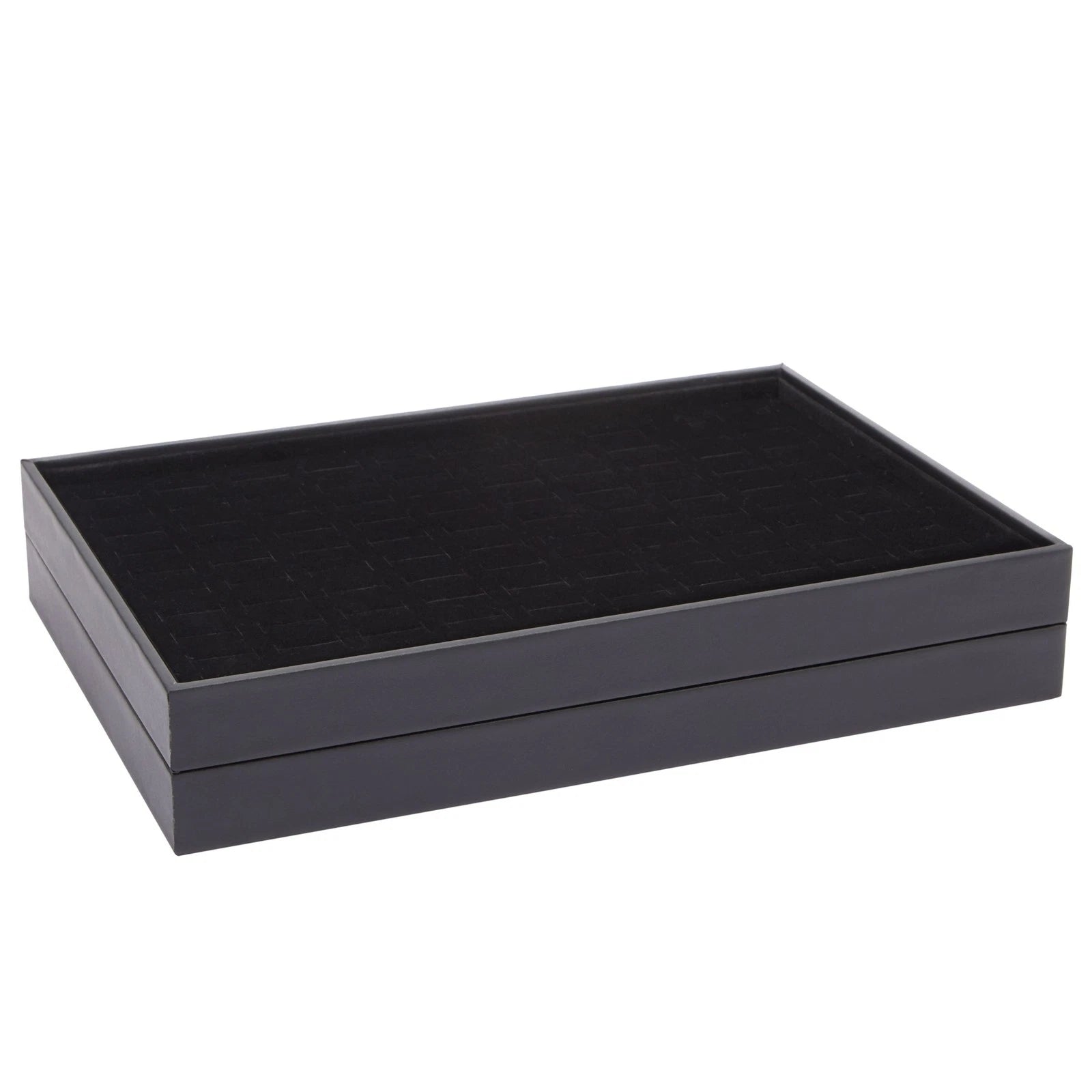 2 Pack Ring Display Tray with Faux Leather Case, 100 Slot Jewelry Organizer Tray | eBay