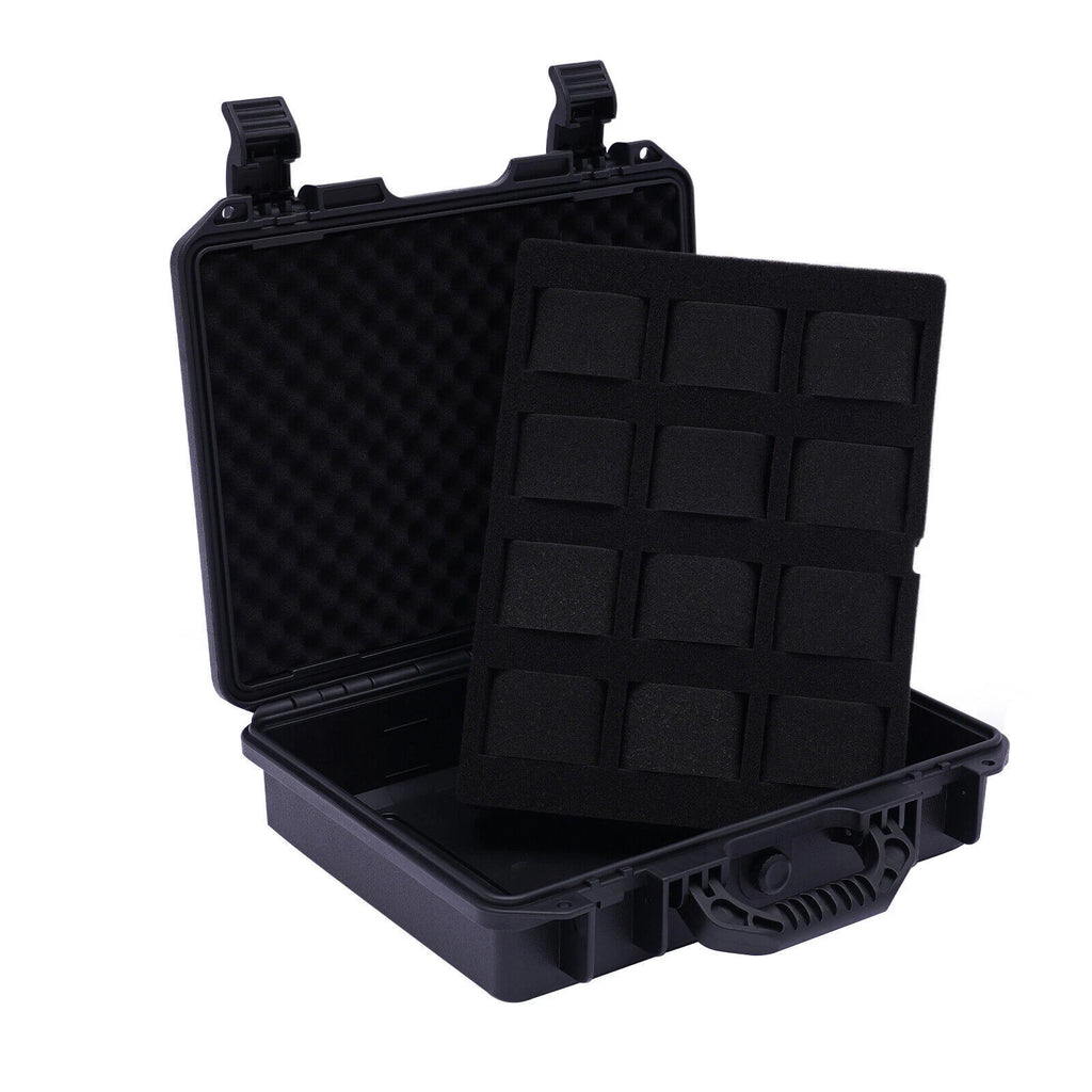 12 Slots Watch Travel Case Hard Shell Protection Jewelry Storage Organizer Box | eBay