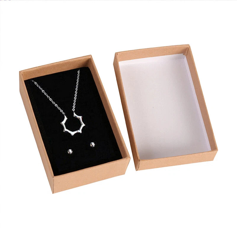 Cardboard Jewelry Gift Boxes Bulk Wholesale Necklace Organizer w/ Sponge Filled | eBay