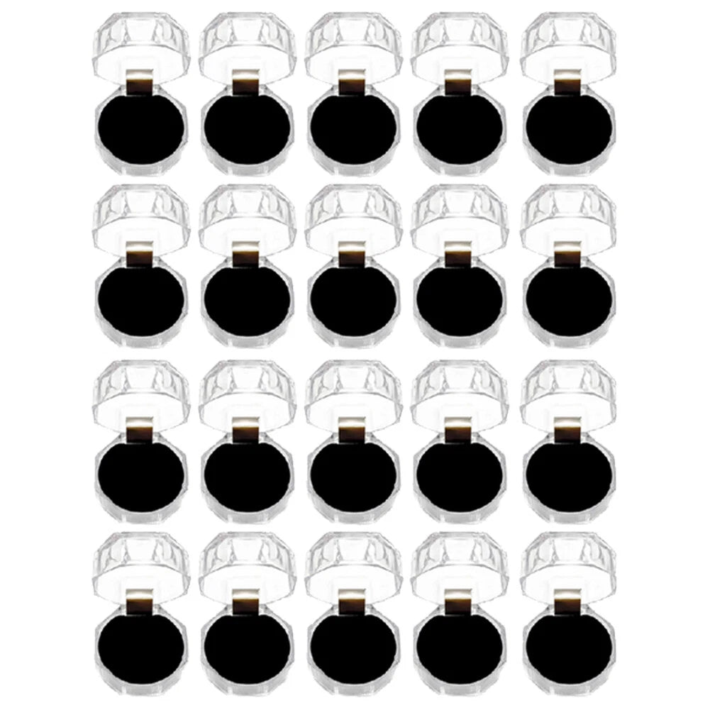 20/40PCS Wholesale Plastic Clear crystal Jewelry Ring Display Storage Boxes* | eBay