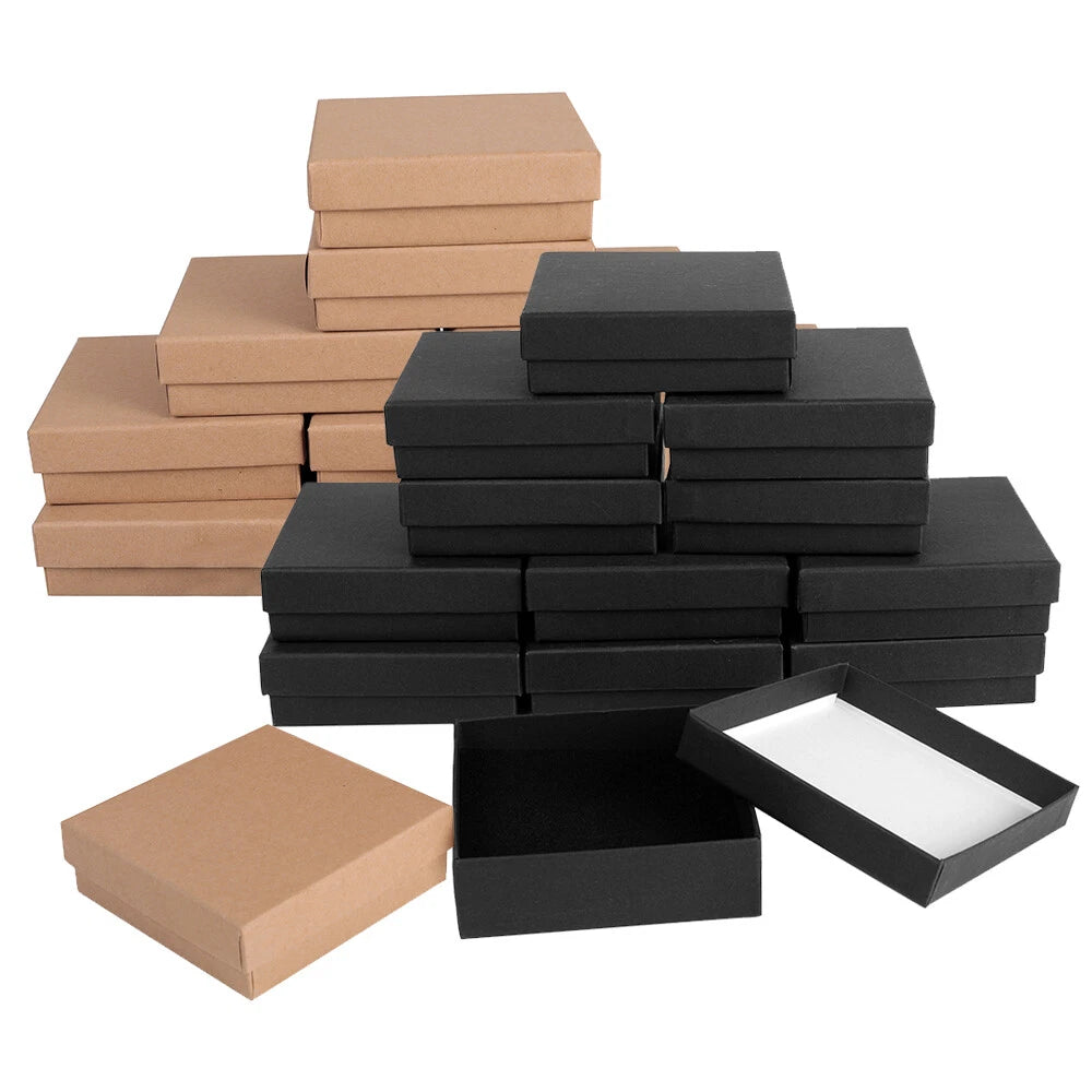 Cardboard Jewelry Gift Boxes Bulk Wholesale Necklace Organizer w/ Sponge Filled | eBay