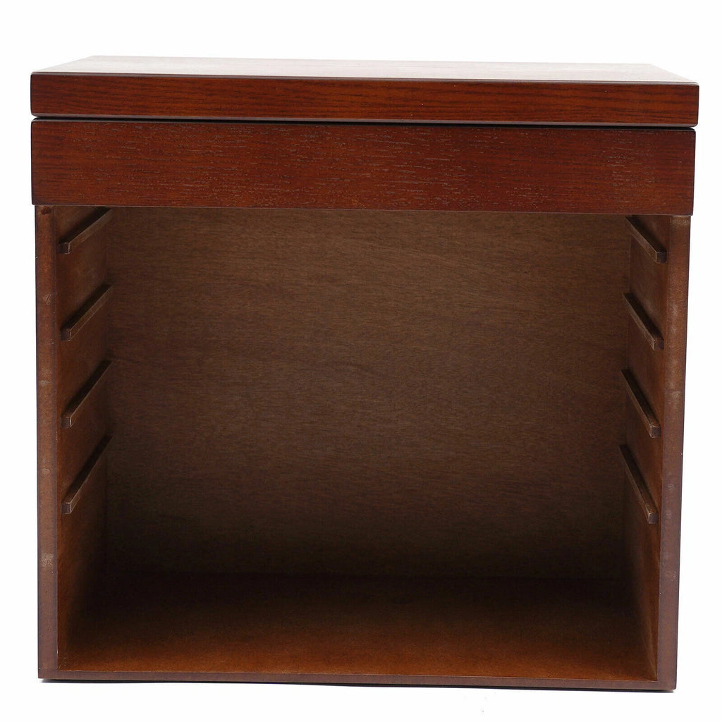 6 Layer Wooden Jewelry Storage Box Organizer Large Capacity Watch Display Box | eBay