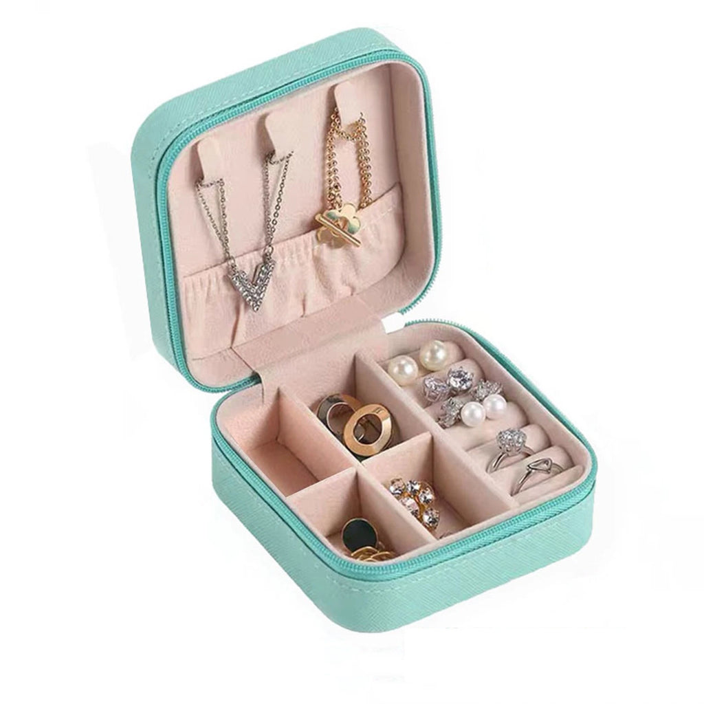 Jewelry Box Jewelries Storage Case PU Leather Organizer For Necklace | eBay